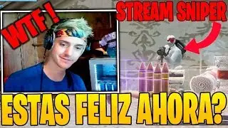 NINJA ENOJADO '' RAGE '' CON STREAM SNIPER - FAIL MOMENTS - FUNNY MOMENTS FORTNITE