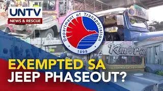 Jeepney phaseout, hindi ipatutupad sa lahat ng traditional units &ndash; DOTr