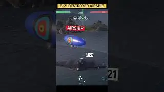 BOMBING ON AIRSHIP IN MODERN WARSHIPS #shorts