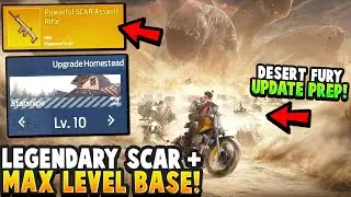 Legendary SCAR, MAX Level 10 Base, and New Update Desert Fury Prep (Undawn Gameplay)