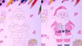 ​How to Draw Santa Claus 2026 🎅✨ | Easy Christmas Drawing Tutorial #christmas #viral #art #drawing 