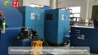 Polystyrene compactor machine testing from Qinfeng machinery ,small capacity foam recycling unit.
