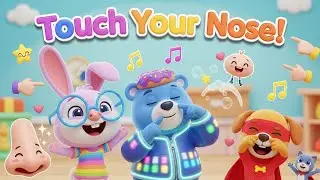 Touch Your Nose Song 👃🎵 | Fun Kids Song & Children Music for Learning Body Parts | Giggle Notes Ruby