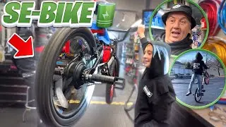 Мы установили мотор на мой велосипед BMX SE