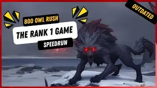 800 RUSH | Wolf | This is how I got Rank 1 | Back when Owl Rush was OP | Northgard