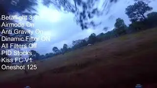 Kiss Fc V1  Testing Betaflight 3.3.1  with Oneshot 125