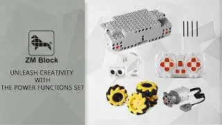 How to Use ZMBlock Building Block Motor Power Function 4WD Set Compatible with Lego - English