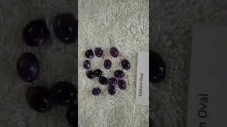 Amethyst cabochon Oval 10x8