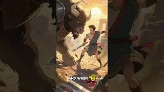 Theseus vs Minotaur: The Labyrinth Escape #greekmythology #ancientgreece #greekgods #titans #ancient