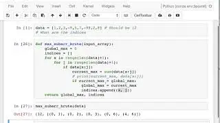 Python Maximum Subarray Problem in Plain English