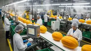 Inside a Modern Papaya Factory: From Fresh Papayas to Finished Products (Full Process)