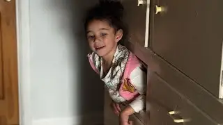 She found a new hiding spot! 