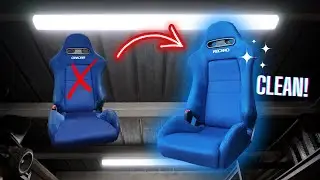 Restored Blue Recaro SR4 Seats IN 8 MINUTES | Vlog 44
