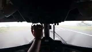 Saba Island Airport TNCS runway 12 takeoff