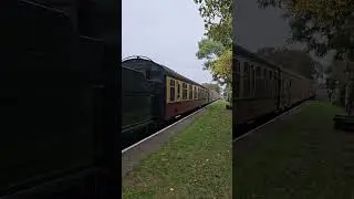 GWR 9351 Arriving at Dunster Station | West Somerset Railway Steam Train | 14th Oct 2025