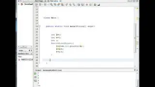 Program to Print fibonacci series in java in Hindi