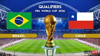 BRAZIL vs CHILE - FIFA World Cup 2026 Qualifiers | Full Match All Goals | Simulation PES