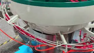 AILE Custom-made aerosol paint spraying ring machine (test video)