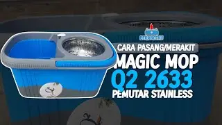 Cara Pasang/Merakit Magic Mop/Spin Mop/Pel Putar Q2633