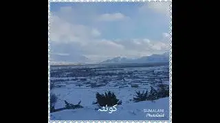 Beautiful snow fall quetta Baluchistan winter season