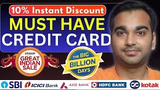 Flipkart & Amazon Sale: MUST-HAVE Credit Cards for Instant Discount & Cashback