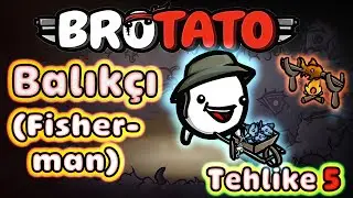 Brotato #35  - Balıkçı (Tehlike 5 Zorluk Seviyesi - Çarpışma Noktası) - Abyssal Terrors