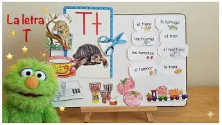 Learn Spanish Words Starting with T with Momo & Ms. Renny! 🐯🐢