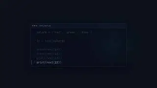 iter() and next() - Python for Beginners
