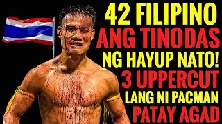 THAI BOXER na TUMALO ng 42 na PINOY NILUMPO ng BATANG GENSAN TULOG❗