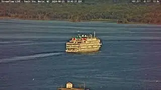 Pearl Mist leaving the Soo on Aug 25th, 2024