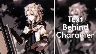 Alight Motion Text Behind Character Tutorial