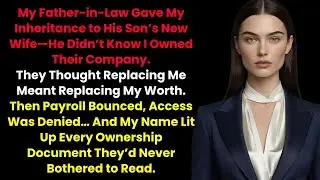 My Father-in-Law Gave My Inheritance to His Son's New Wife, He Didn't Know I Owned Their Company