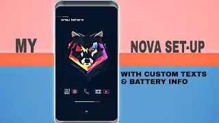 My Home Screen Set Up Tutorial - Dark Nova launcher SETUP in Hindi #novalauncher
