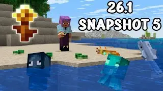 Minecraft 26.1 Snapshot 5 | Сохраните детенышей мобов и детенышей аксолотлей НАВСЕГДА!!