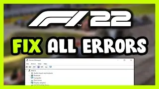 FIX F1 22 Crashing, Freezing, Not Launching, Stuck & Black Screen