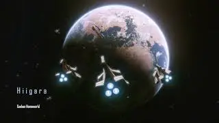 Homeworld Remastered in Blender: Taiidan Destroyer Fleet Arrival