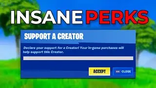 Why you *NEED* a Support-A-Creator in Fortnite 2025!