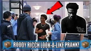 RODDY RICCH CELEBRITY LOOK-A-LIKE PRANK *Social Experiment*