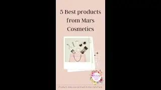 5 Best Mars cosmetics products #Shorts #ashortaday #mars  #marscosmetics  #makeup #top5 #best