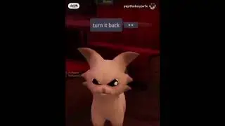 Angry cat creature #edit #meme #vrchat