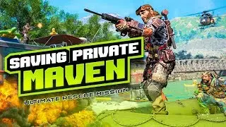 OPERATION SAVING PRIVATE MAVEN!! THE COOLEST BLACKOUT GAME YOU'LL EVER SEE! (Call of Duty: Blackout)