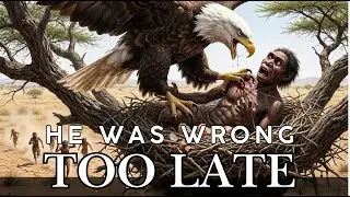 Early Humans vs Giant Eagle:  A Brutal Survival Story in the Savanna | Hominid History