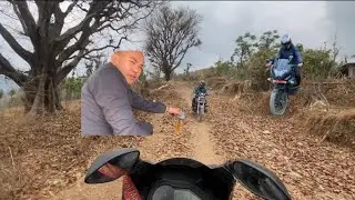 Offroad Ma 220F Bike mileage test Vlog\ Pahad R Tarai Ma Updown Garda Mero Bike Ko yeti Mileage Aayo