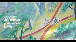 JCDecaux offers a mural painting in honor of Sempé to Parisians