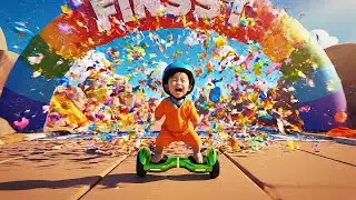 Fortnite Baby Rode a Hoverboard Across the Lava 🌋 | Kids Songs & Nursery Rhymes