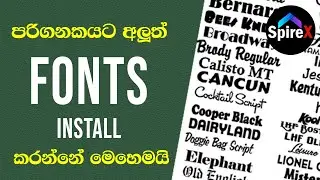 How to install fonts in windows