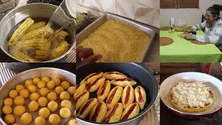 PREPARO DA MASSA DE MILHO SECO + RECEITAS