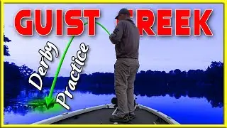 Tournament Bass Club Fishing 2025 | JULY Practice Day | Guist Creek Lake