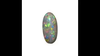 Unset Semi Crystal White Opal Stone | FlashOpal