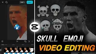 Skull Emoji Effect Video Editing 💀 | CapCut Trending Edit